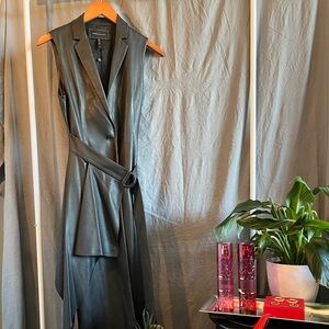BLACK FRIDAY PRICE DROP! BCBG faux leather dress vest/jacket!!🔥